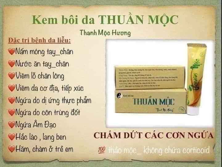 Loại bỏ nấm với thảo dược thanh mộc hương